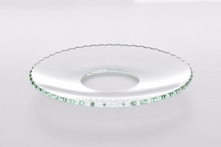 Bobeche - SET OF 2 Ridged Glass 2.75 Inch