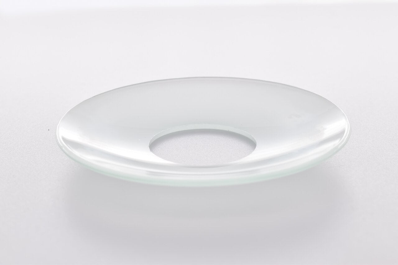 Bobeche - SET OF 2 Frosted Plain Glass 2.75 Inch