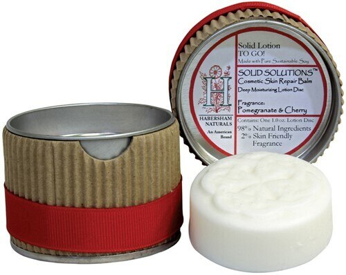 Habersham - Pomegranate and Cherry Solid Skin Lotion Travel Tin