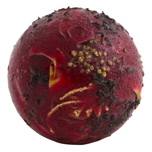 Habersham - Cranberry Spice Wax Pottery Sphere 4 inch BOX OF 6