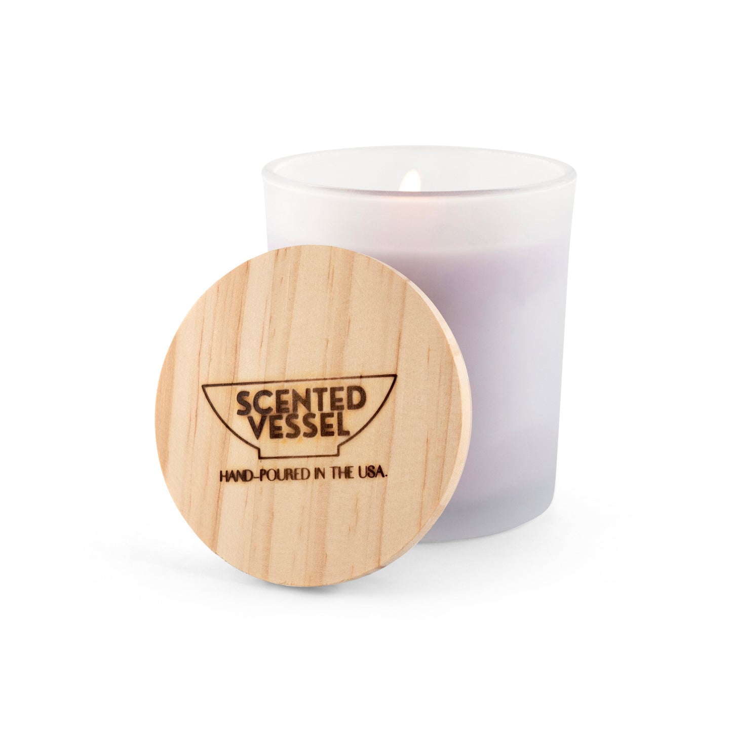 Lilac Blossom 7.5oz Soy Wax Blend Candle by Scented Vessel