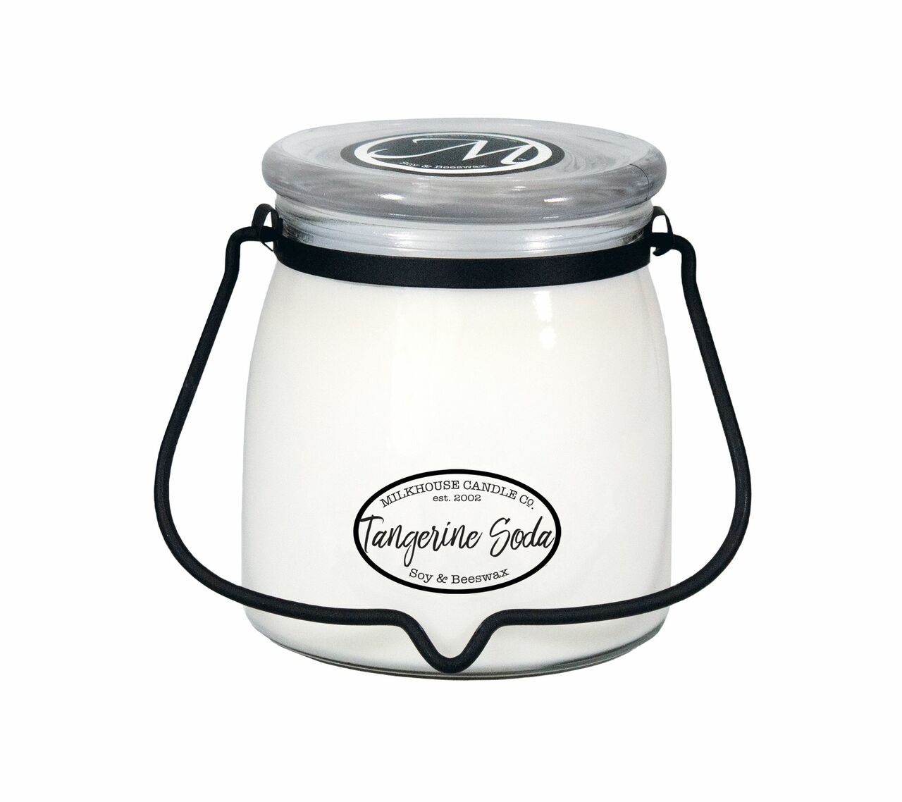 Tangerine Soda 16oz Butter Jar Candle by Milkhouse Candle Co.
