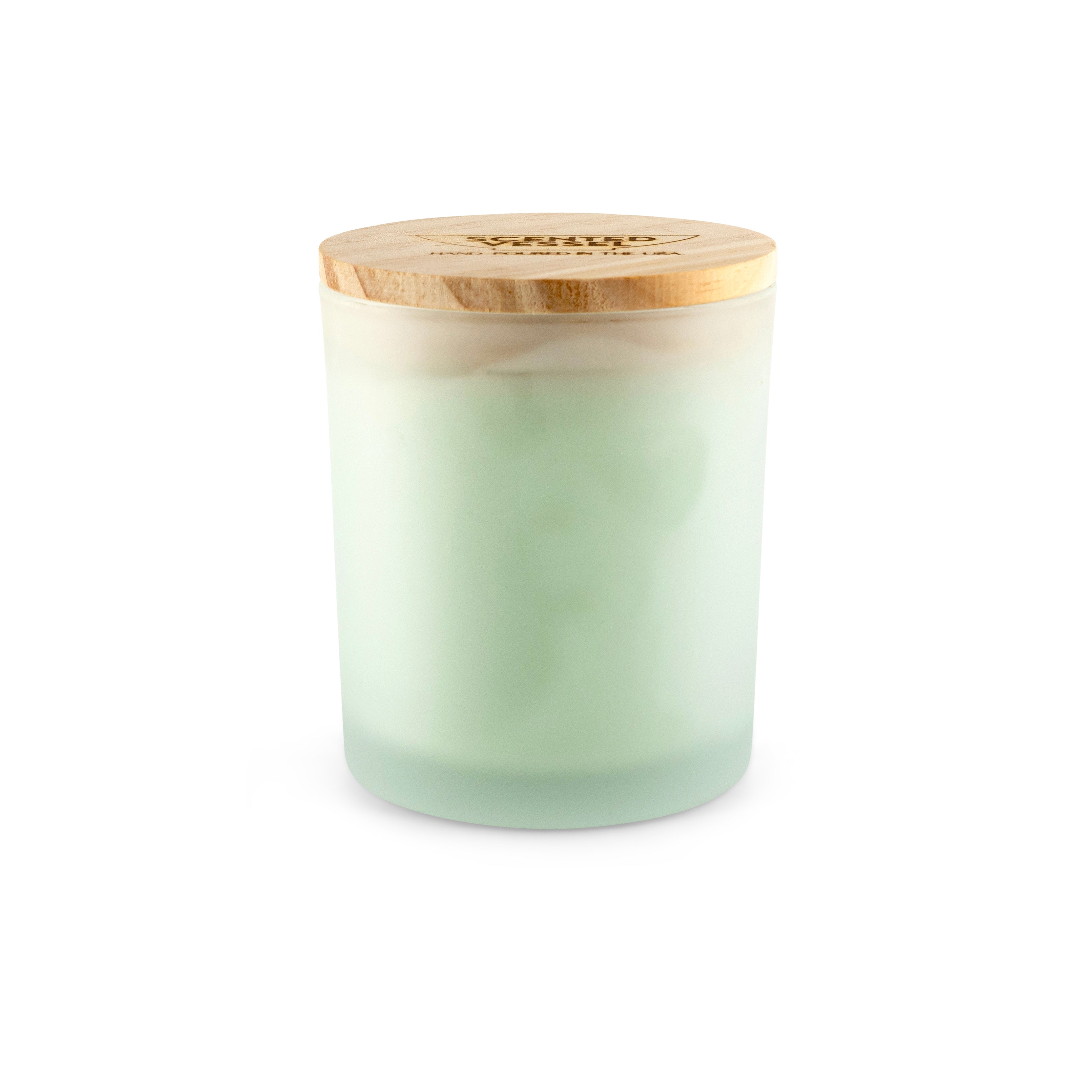 Mistletoe Kiss 7.5oz Frosted Jar Candle by Scented Vessel