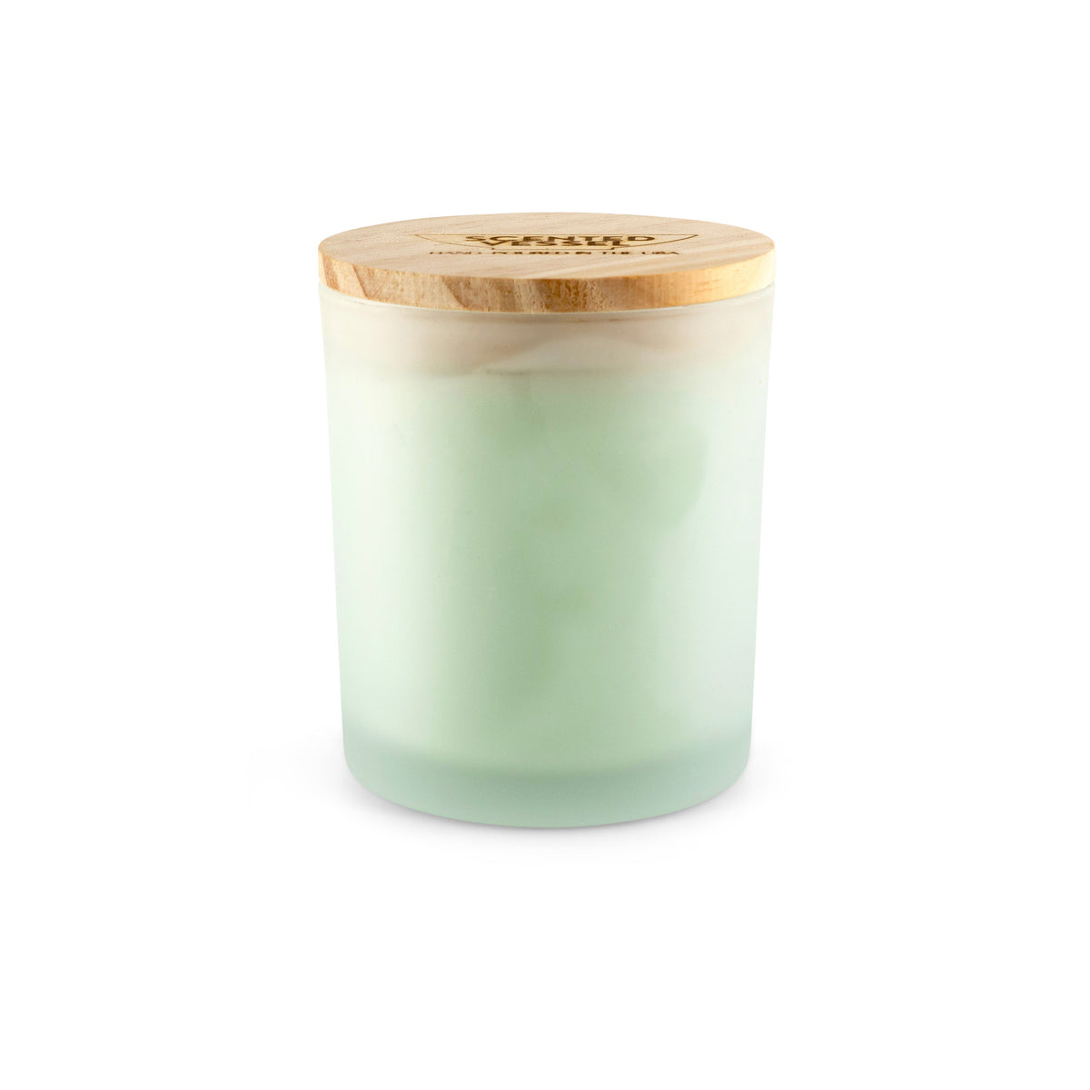 Mistletoe Kiss 7.5oz Frosted Jar Candle by Scented Vessel