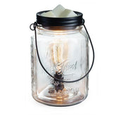 Wax Warmer - Vintage Bulb Glass Mason Jar Illumination