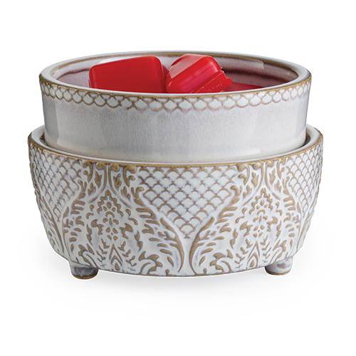 Wax Warmer - Vintage White 2-in-1 Classic
