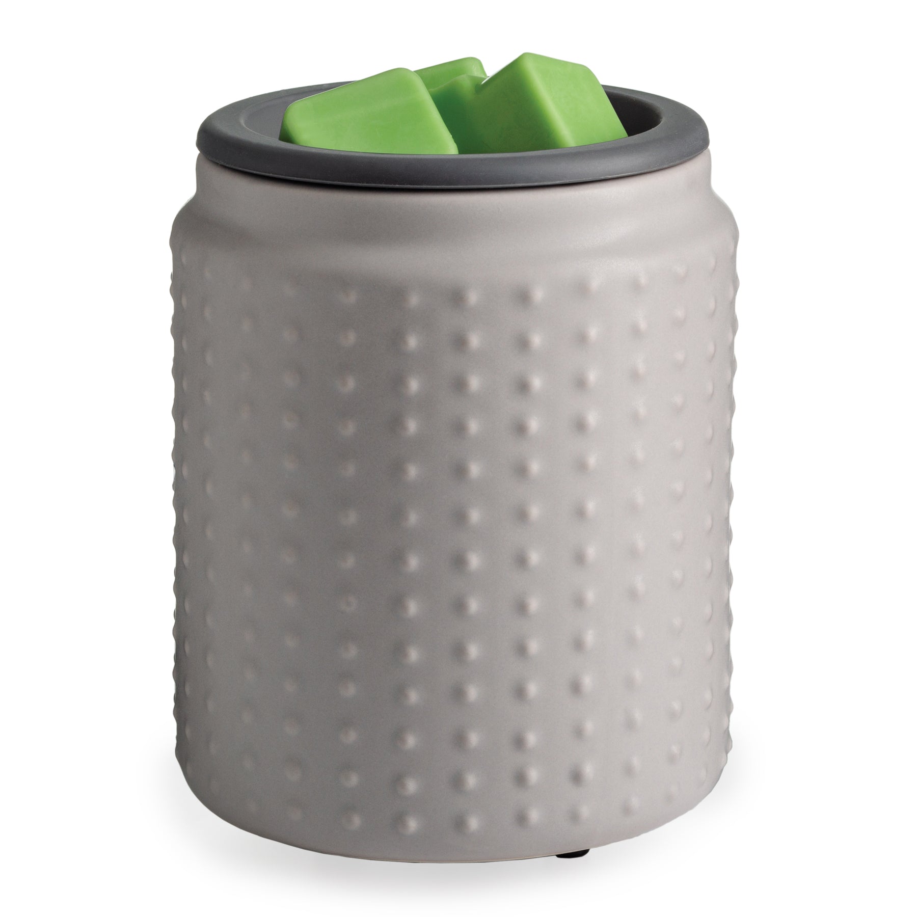 Wax Warmer - Flip Dish Gray Hobnail