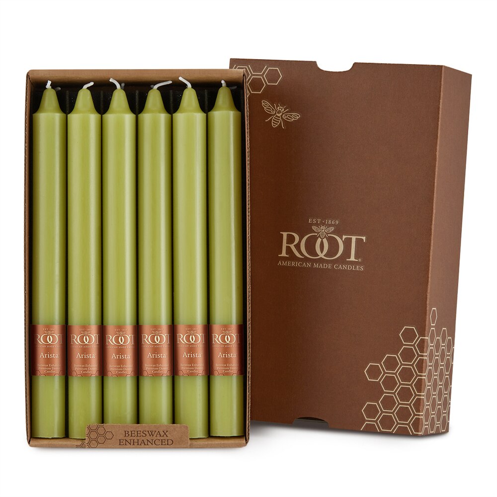 Root Candles - 9" Arista™ Smooth Dinner Candle - Willow Box of 12
