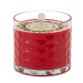 Holly & Ivy Honeycomb 3-Wick Root Candle