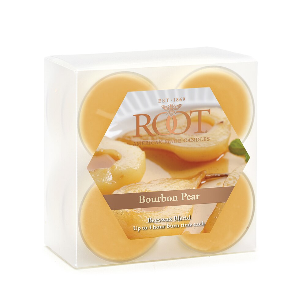 Root Scented Tealights - Bourbon Pear