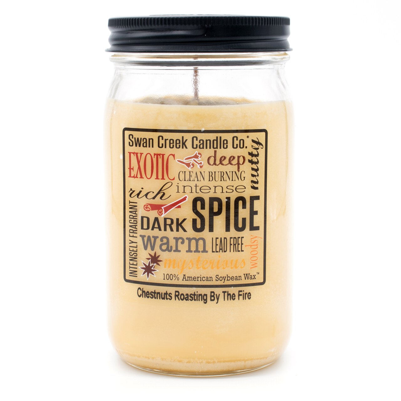 Chestnuts Roasting By The Fire 24oz Pantry Jar by Swan Creek Candle