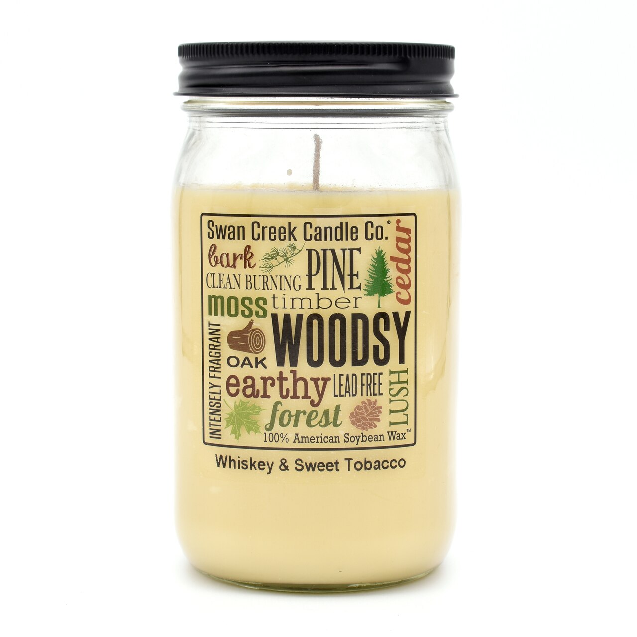 Whiskey & Sweet Tobacco Pantry Swan Creek Candle