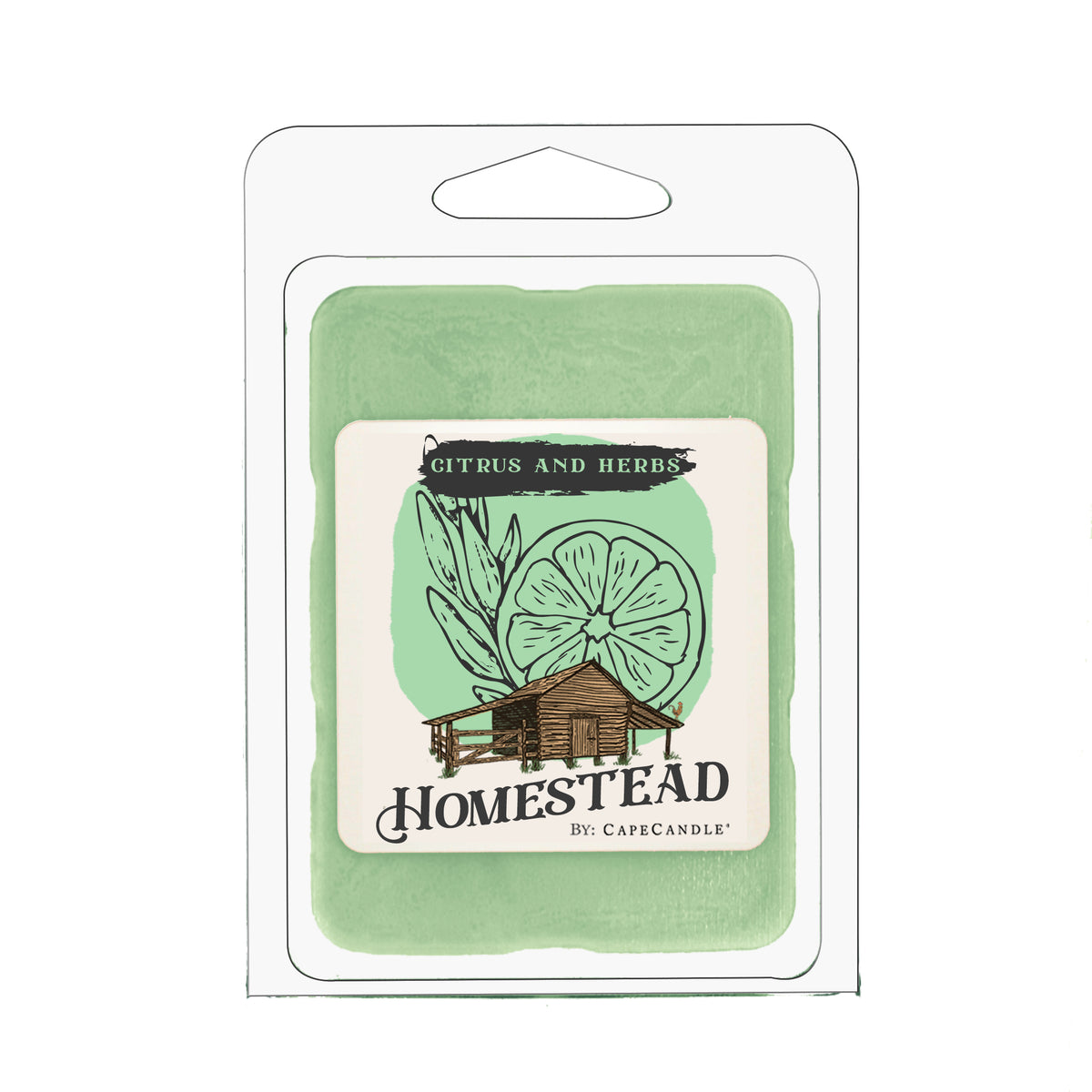 Pine 3.5oz Homestead Soy Wax Melts by Cape Candle