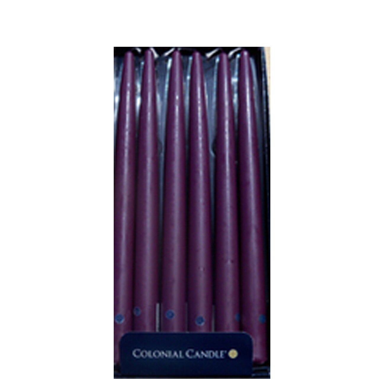 Colonial Candle - Advent 9 Purple & 3 Pink 10 Inch Handipt Tapers