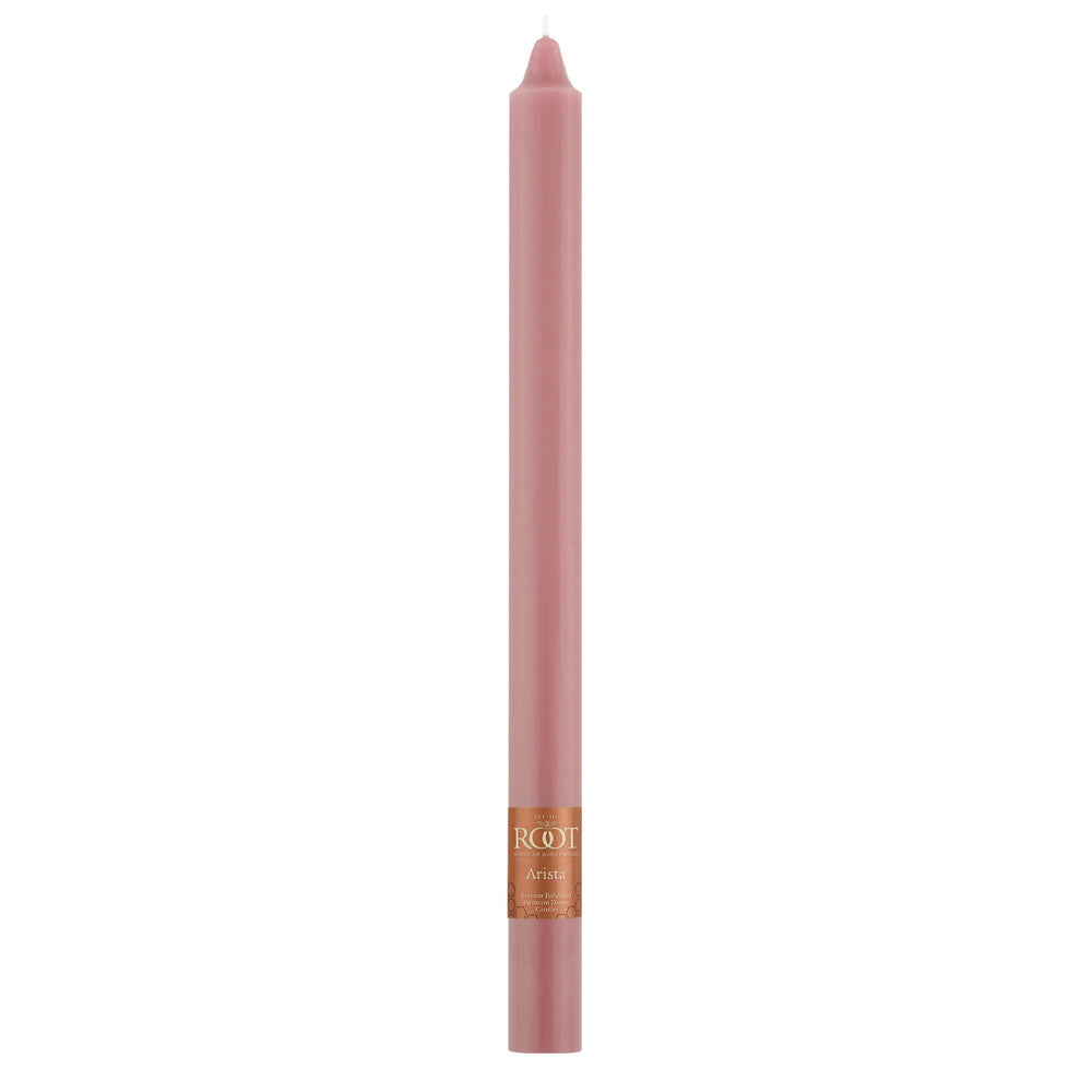 Dusty Rose: 12" Arista™ Smooth Dinner Candles by Root
