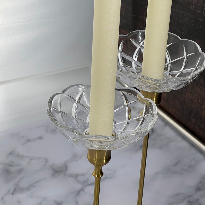 Bobeche - SET OF 2 Crystal 4 Inch