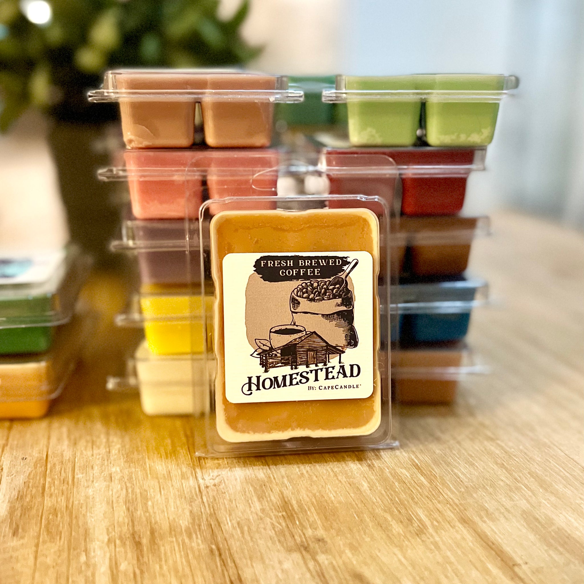 Fresh Brewed Coffee 3.5oz Homestead Soy Wax Melts by Cape Candle