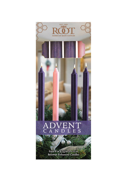 Root Candle - Advent Candles 9 Inch