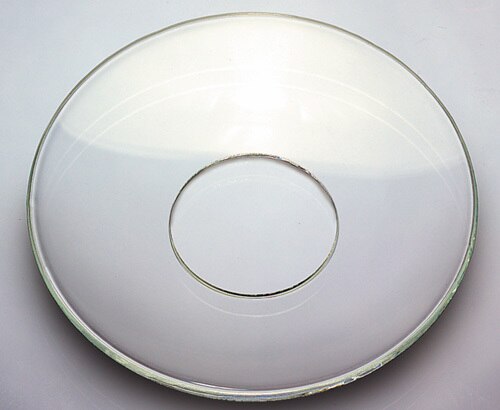 Bobeche - SET 0F 2 Clear Plain Glass Large 4" dia with 1.51" opening