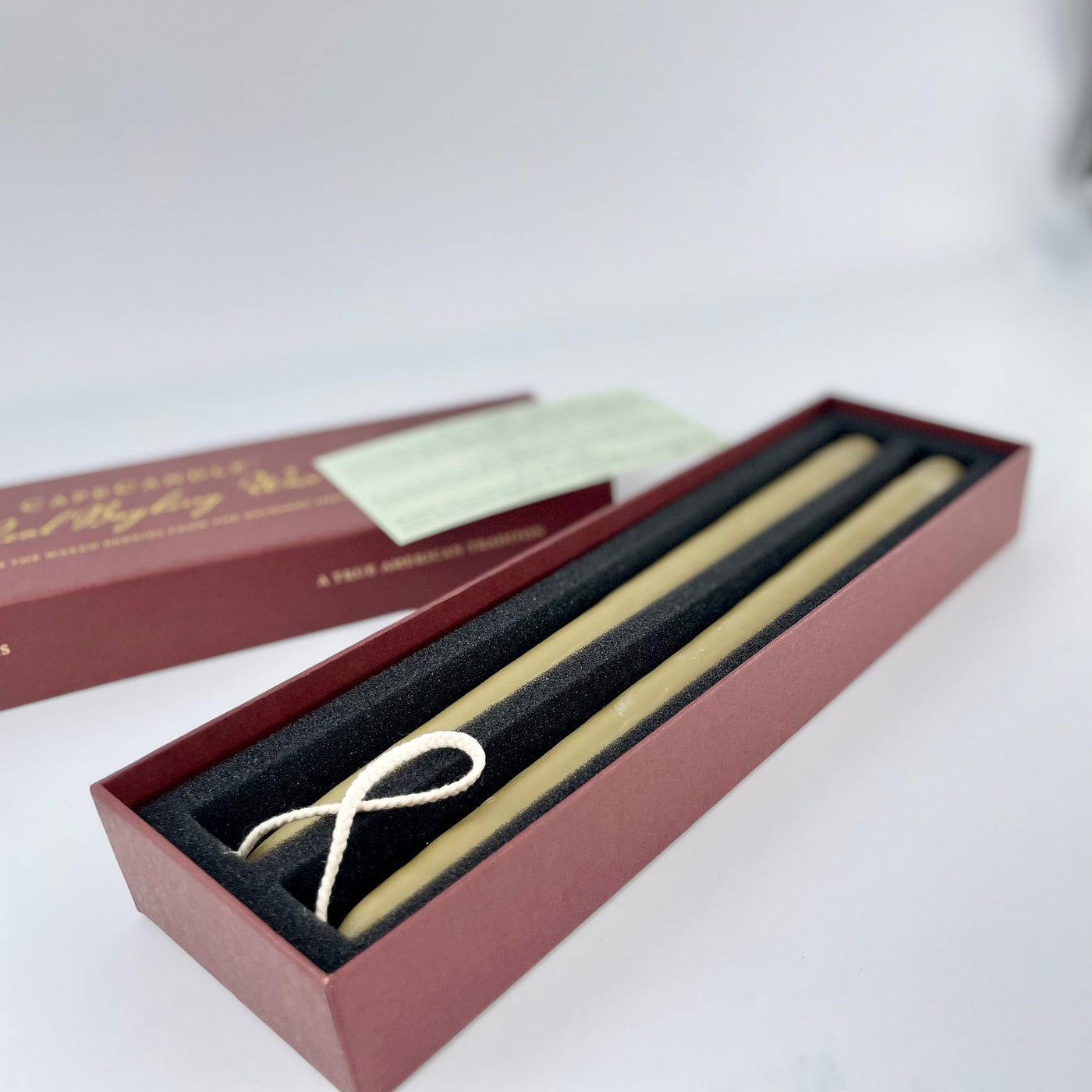 Cape Candle Real Bayberry Wax Tapers 8" (boxed pair)